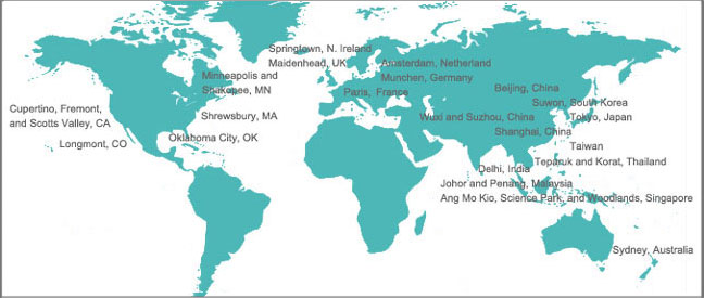 world map