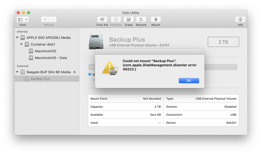 Check Hard Drive Health of a Mac with Disk Utility