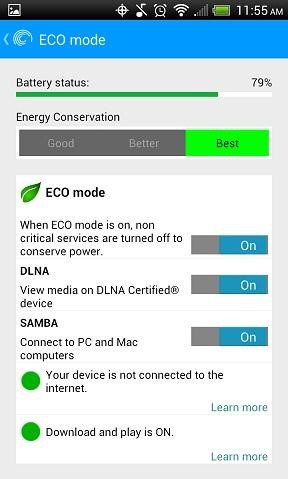 ECO Mode Option