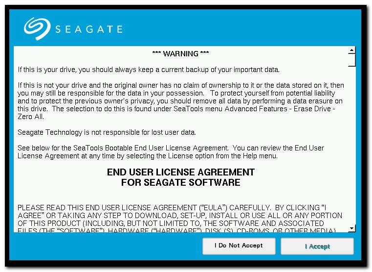 can i use seatools if i dont have a seagate product