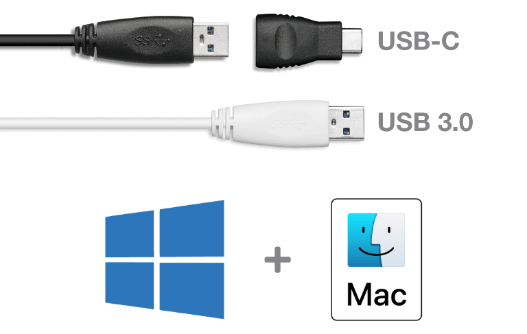 usb a external hard drive for mac