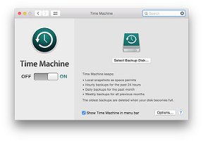 speed up time machine backup mac os sierra