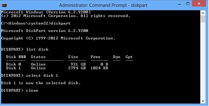 How To Diskpart Erase Clean A Drive Through The Command Prompt Seagate Support Us